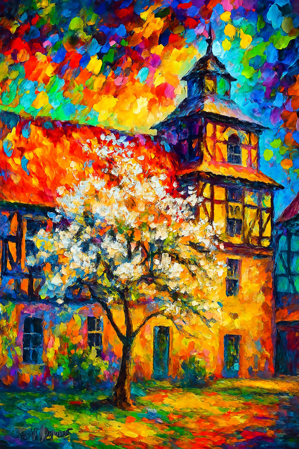 KI-generiertes Bild der Johanneskirche